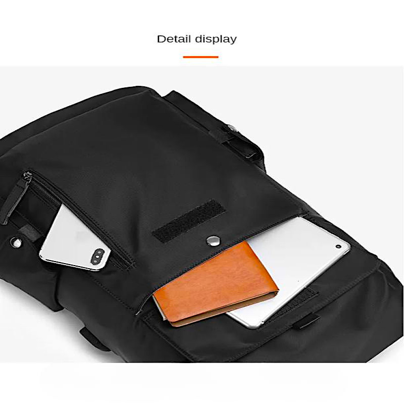 High quality outdoor school student travel luggage Adults back pack bags large capacity Black